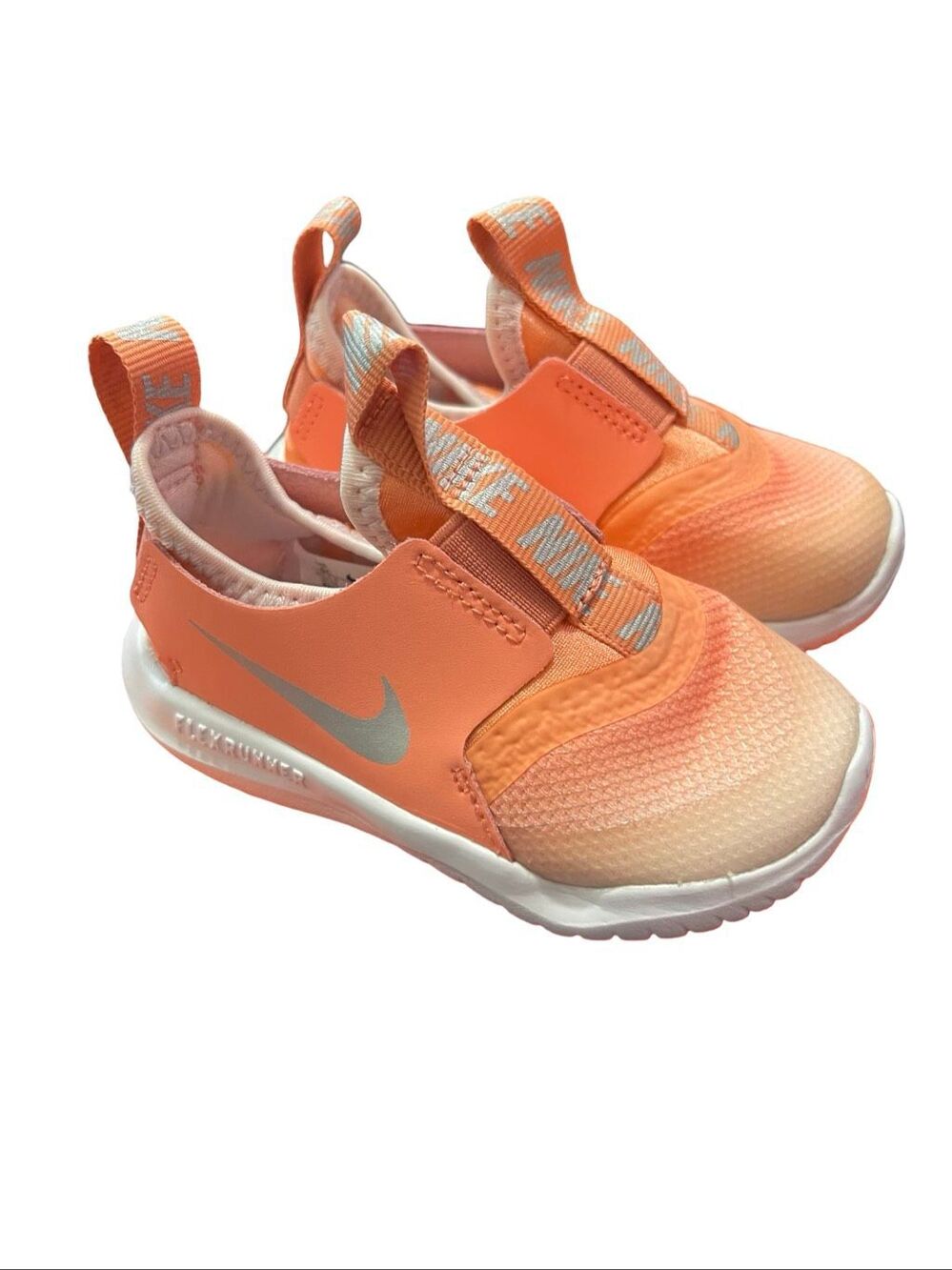 Nike Toddler Crimson Bliss Metallic Platinum Flex Runner Casual Shoes Size 6